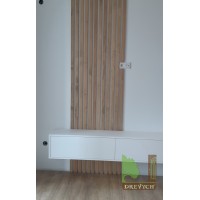 Стінові панелі з рейок Стінові панелі з рейок